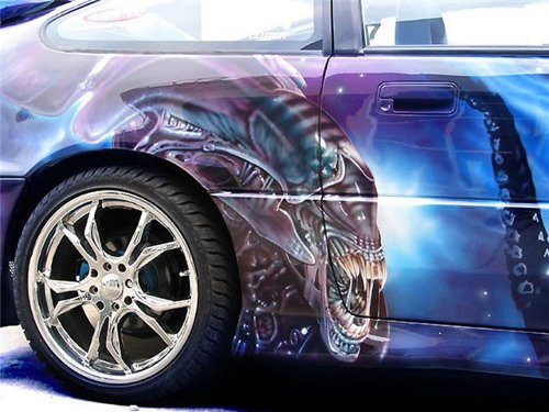 Бизнес-идея: художественная роспись автомобилей – эксклюзивно и выгодно